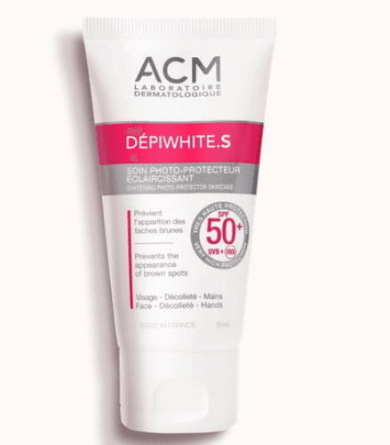 كريم مضاد للبقع الداكنة ديب وايت SPF50 من ايه سي إم - 50 مل