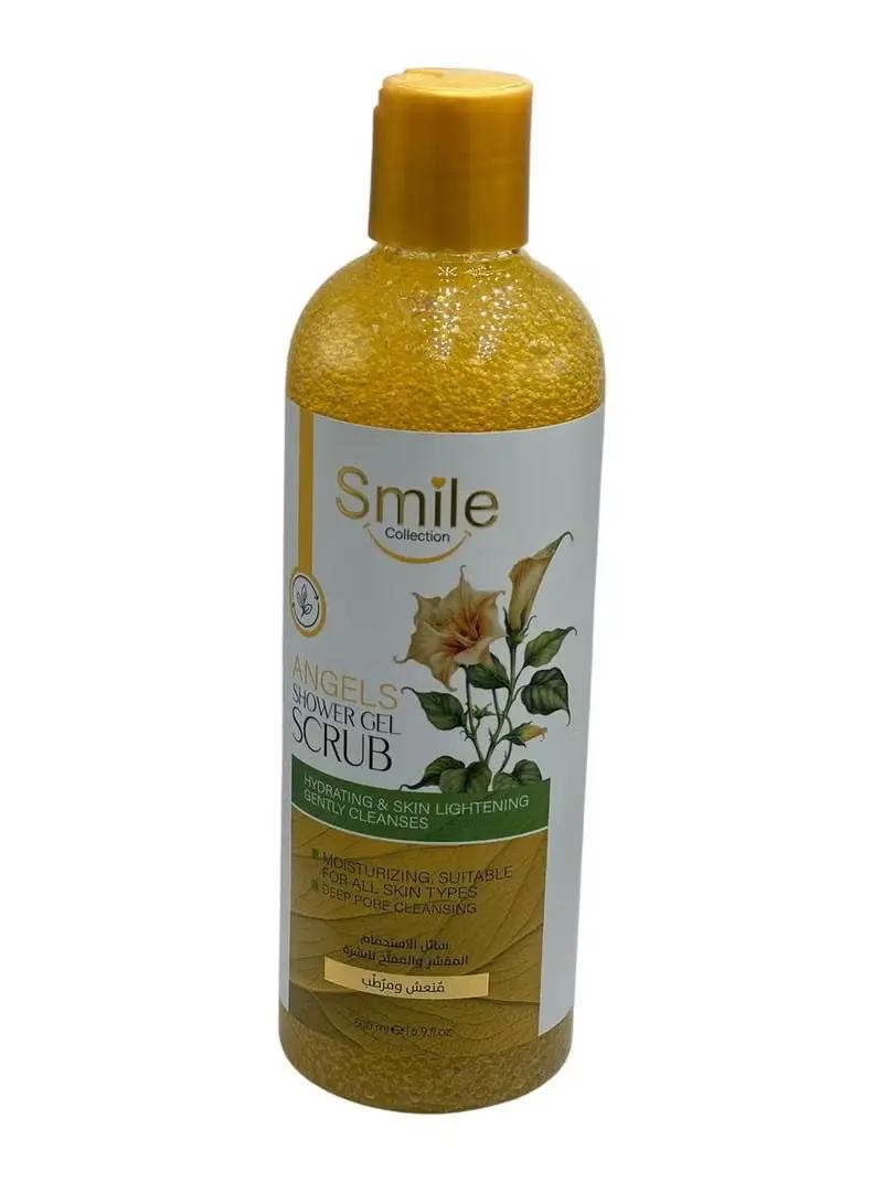 Smile - سائل استحمام مقشر مرطب ومفتح 500 مل
