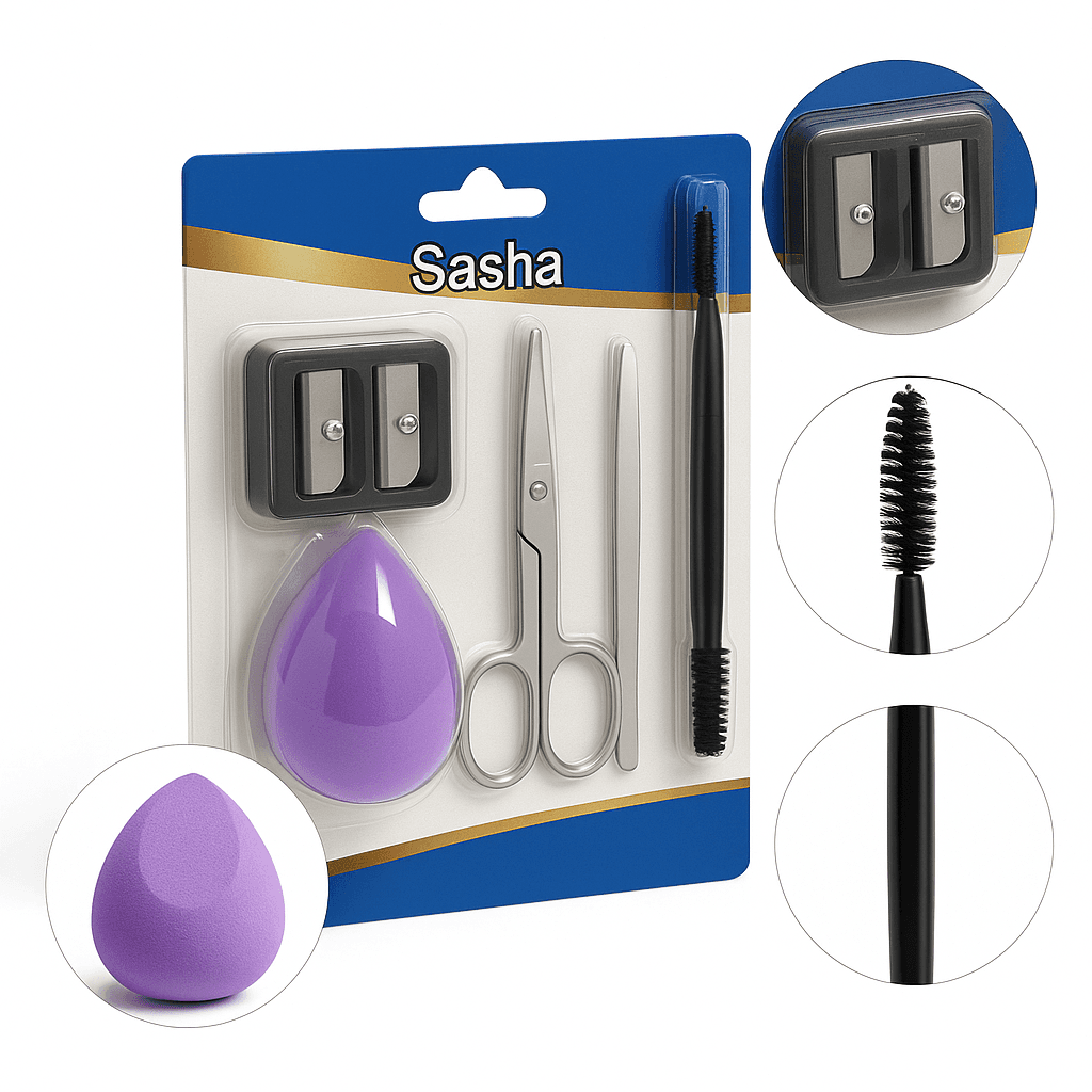 Sasha - مجموعة العناية بالحاجب 5 قطع