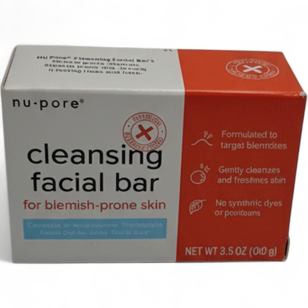 Nu-Pore, Cleansing Facial Bar for Blemish-Prone Skin, 3.5 oz (100 g)